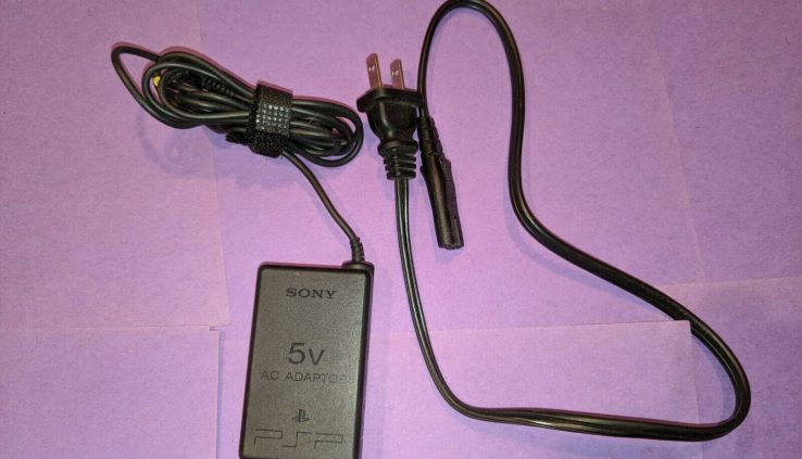ORIGINAL SONY PSP AC ADAPTER POWER SUPPLY CHARGER 5V TYPE ADP-553SR PSP-100