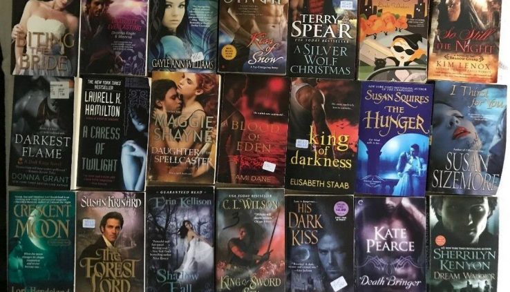 6 BOOK –  PARANORMAL ROMANCE – MYSTERY LOTS- FREE SHIPPING