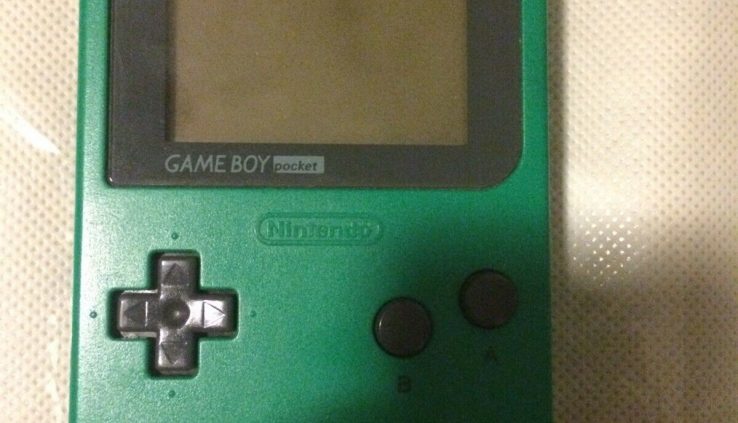 Nintendo Game Boy Pocket Originate Model Green Handheld System Blue Backlit