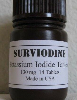 Potassium Iodide Tablets Iodine Pills 130mg Exp 2026 Thyroid Radiation Blockading