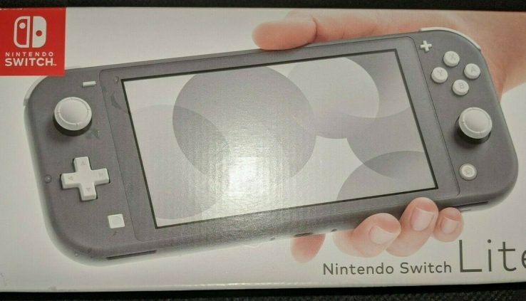 Nintendo Switch Lite Handheld Console Recreation System – Gray |OPENED, REFURB