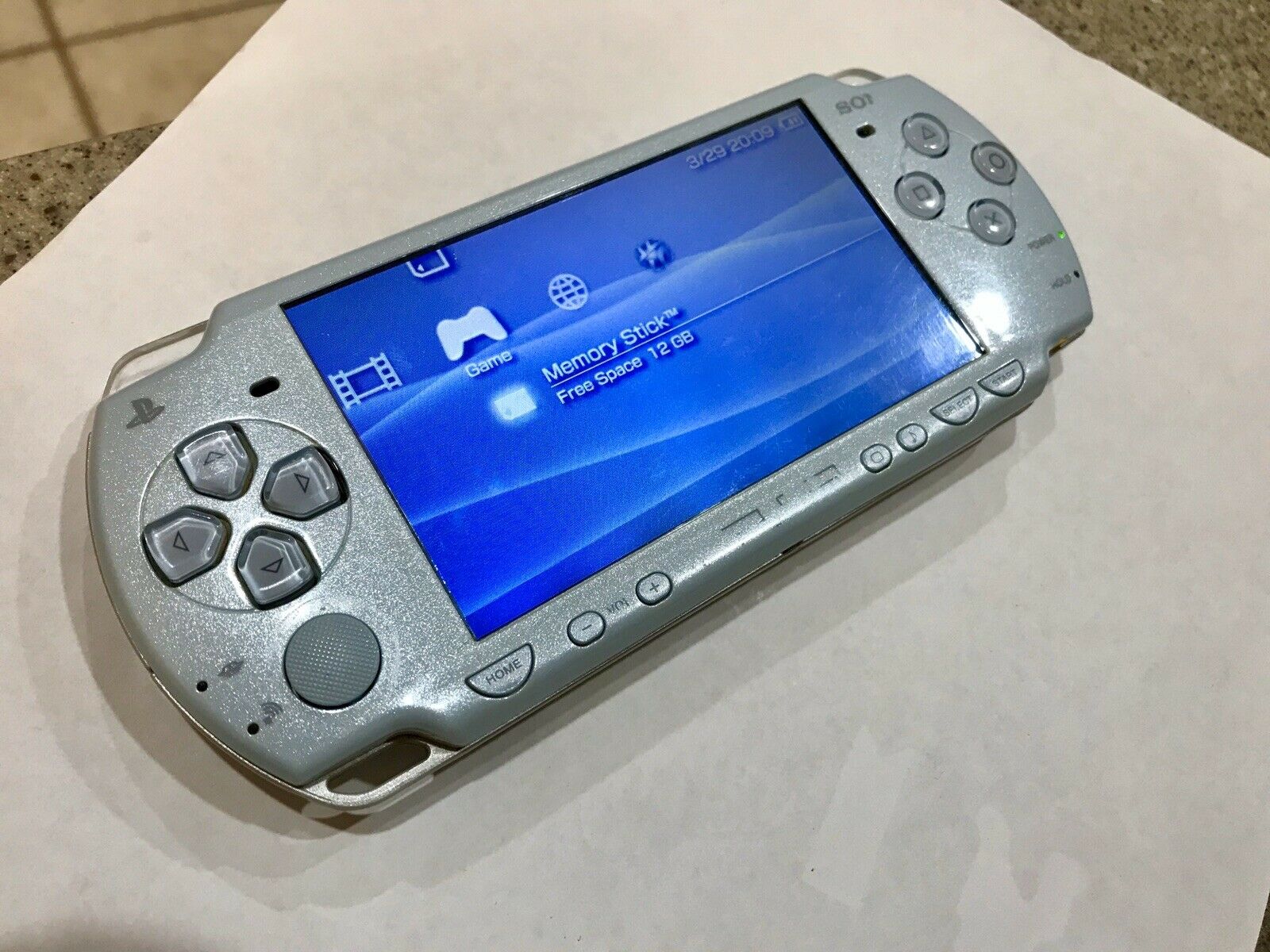 Rare Gentle Blue PSP 2000 Customized With The whole lot