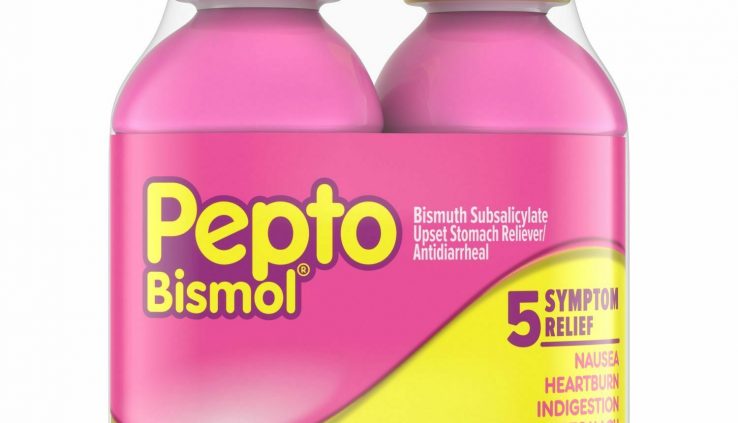 Pepto-Bismol Liquid Usual 16 oz (Pack of two) Free Shipping