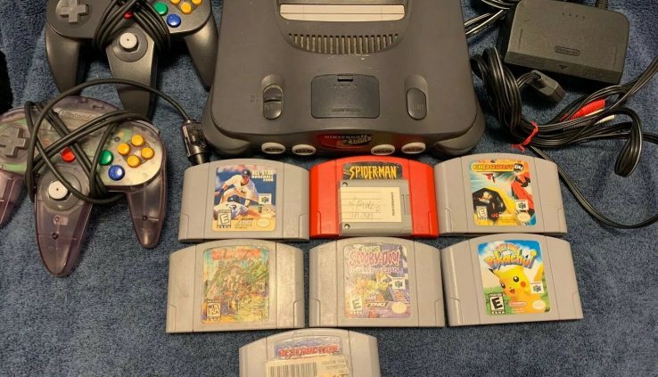 Nintendo 64 N64 Console And Video games Bundle Lot – Tested – Free Transport