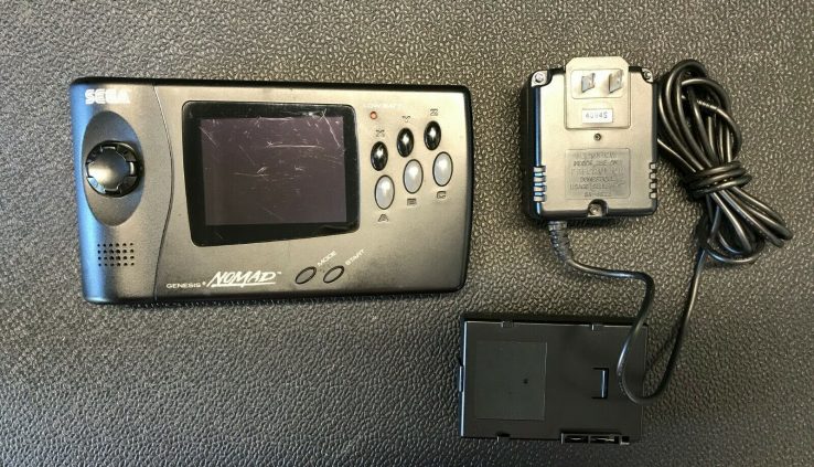 Sega Nomad Transportable Handheld Game Arrangement PS&Battery Pack