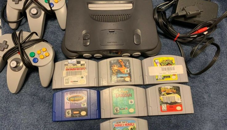 Nintendo 64 N64 Console And Games Bundle – Tested – Free Transport