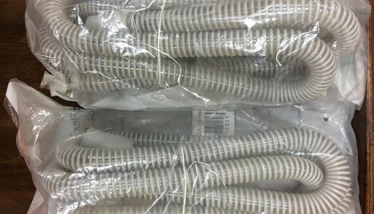 Lot of two generic NEW Respironics CPAP tubing hose – LOT OF 2  –  6-FOOT