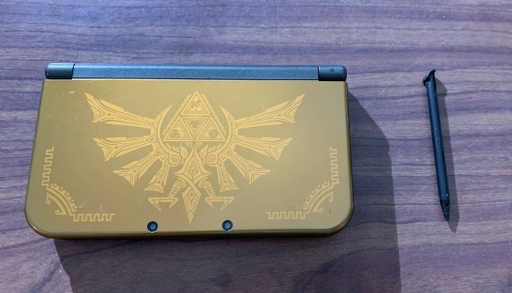 Nintendo Unusual 3DS XL Runt Edition Zelda Hyrule Gold System — Examined