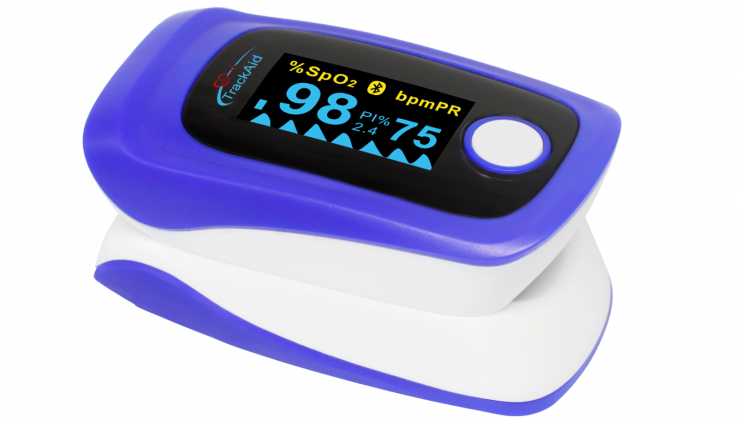 TrackAid Top price Fingertip Pulse Oximeter Blood Oxygen SpO2 Song