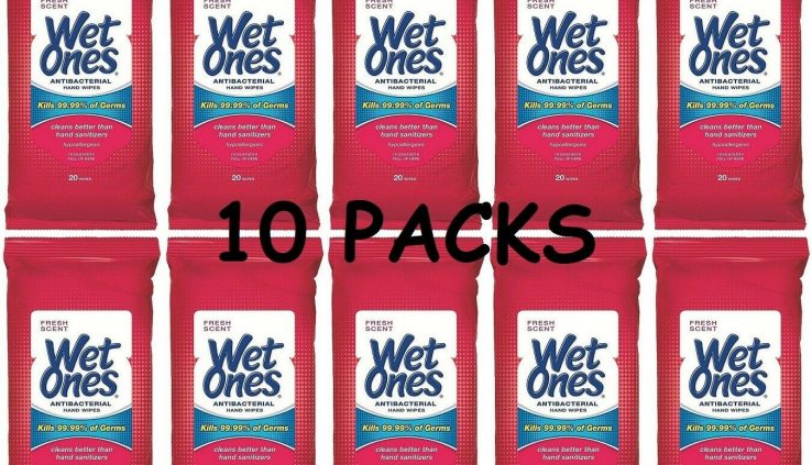 10 Moist ones High-tail Pack 200 (20×10) Wipes