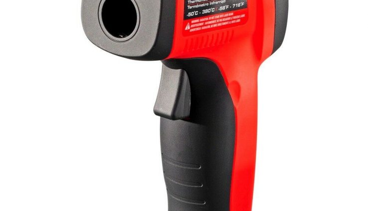 Powerbuilt Temperature Gun Infrared Non-Contact Laser Thermometer – 648564