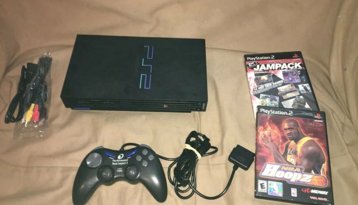 PS2 Console PLAYSTATION 2 Entire w/ Accessories, 2 Video games – Fully Handy