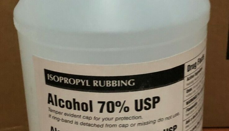 Isopropyl Rubbing Alcohol 70% Disinfectant Kills Viruses on Contact Ships Immediate!