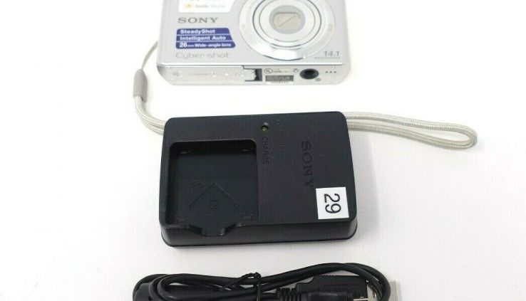 Sony Cybershot DSC-W610 14.1MP Digital Camera Very Factual Used Silver