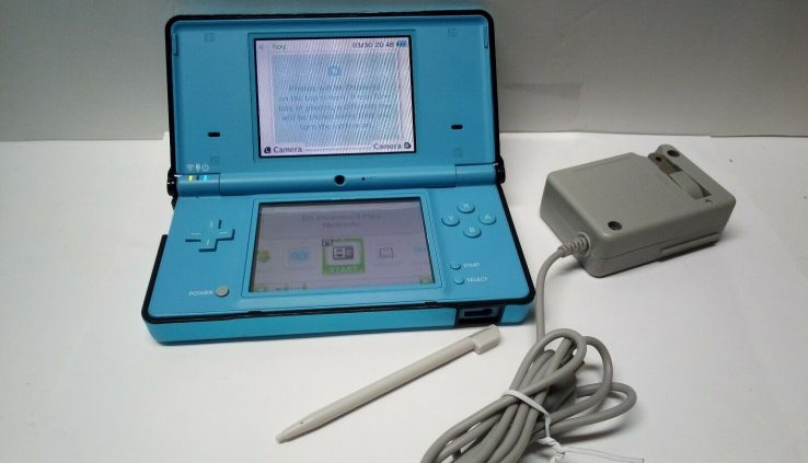 Nintendo DSi XL Blue with metal case Handheld Machine