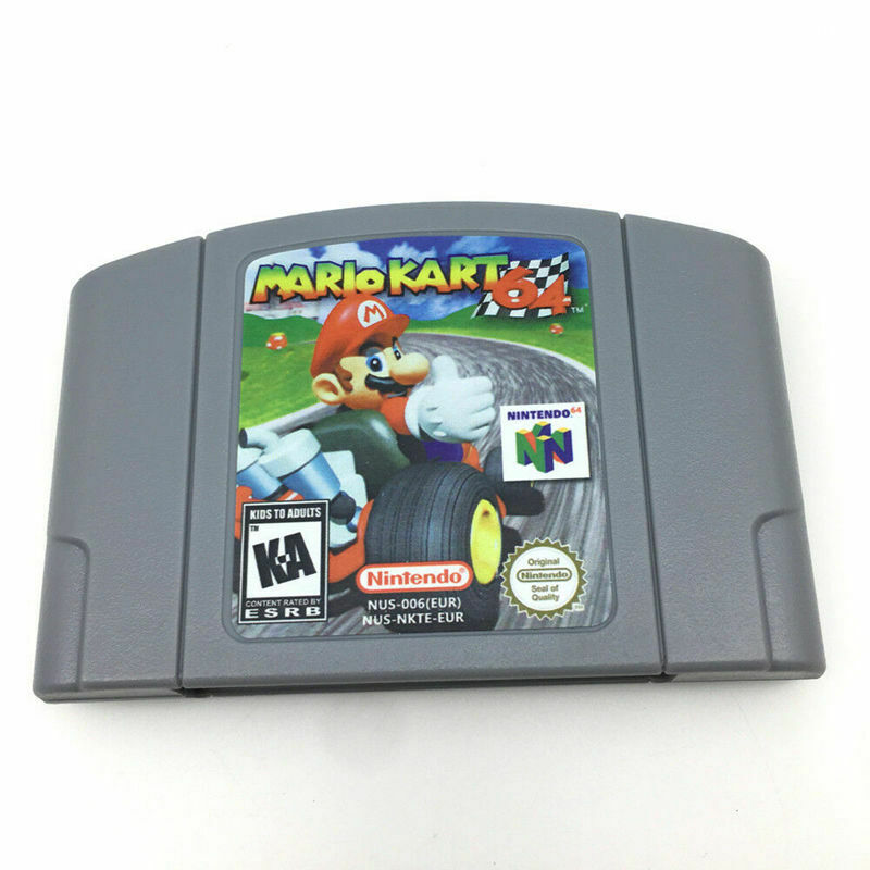 Mario Kart 64 Video Sport Cartridge Console Card US/CAN Model For ...