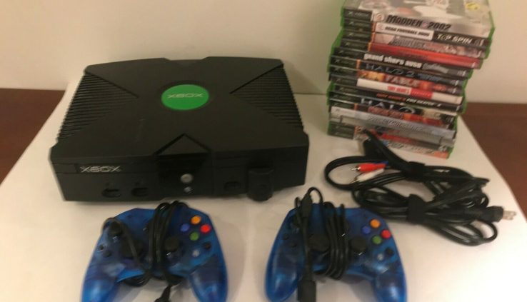 Microsoft Normal Xbox Console Bundle 1 Controller with video games tested