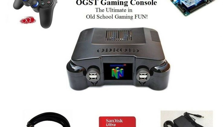 XU4 OGST Console Entertainment System with 400GB SD card, 2 Wireless Controllers