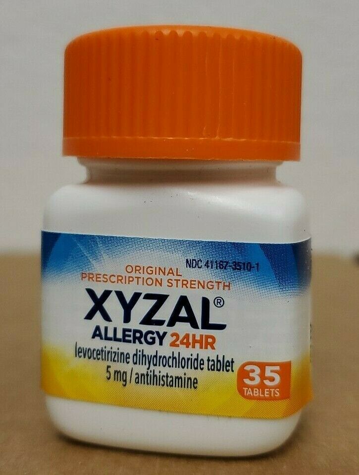 XYZAL Hypersensitivity 24hr 35 Pills EXPIRES 10/2019 Free Shipping