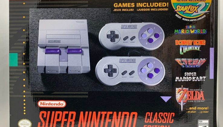 Sizable NES Fundamental / SNES Mini – Unit in Hand, NIB, On hand This day!