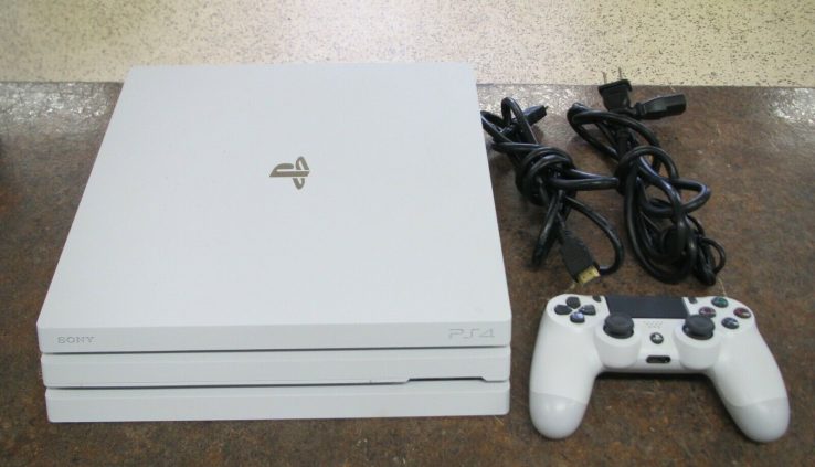 Sony Playstation4 PS4 Pro CUH-7015B 1TB Console Bundle – White