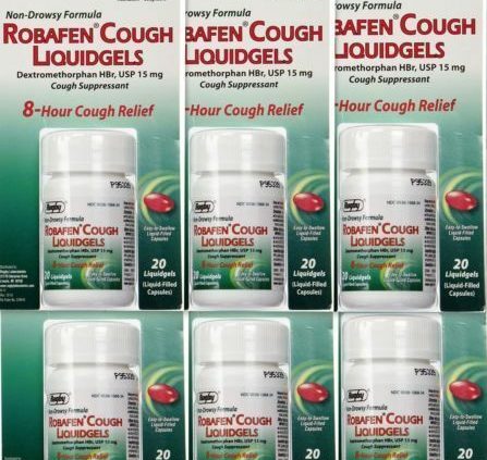Robafen Cough Liquidgels, 20 Liquidgels, 6 Pack -Expiration Date 08-2021-