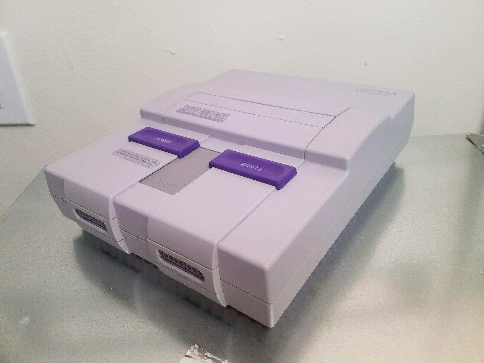 Tremendous Nintendo SNES 1CHIP-01 Console Handiest! Examined & Works ...