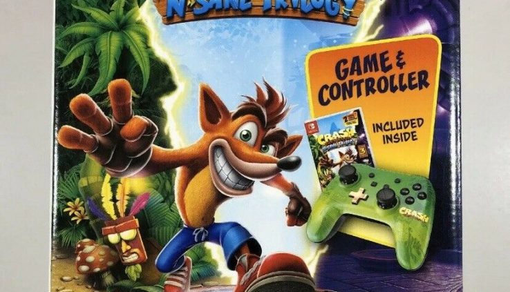 Fracture Bandicoot: N. Sane Trilogy Bundle (Nintendo Swap) GAME & CONTROLLER NEW