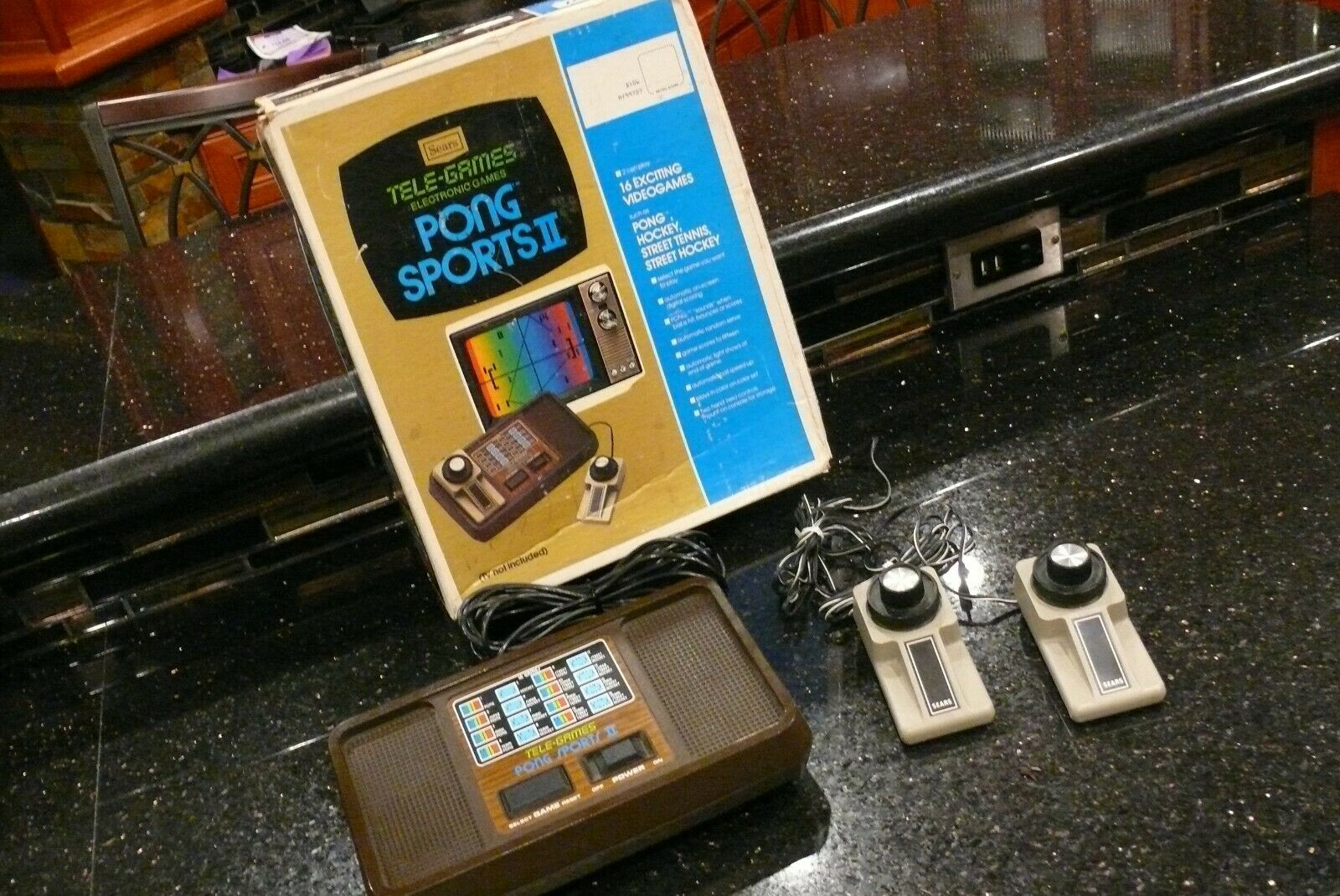 ATARI PONG Sears TELE Games Vintage Electronic Arcade TV Console Game