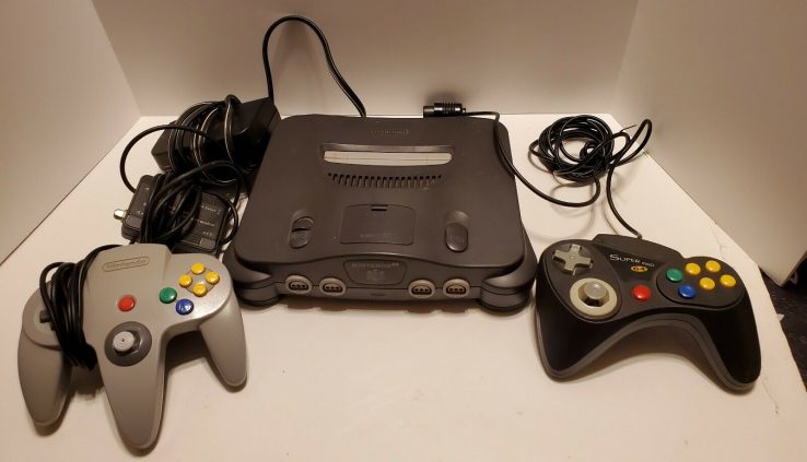 Nintendo 64 N64 Sport Console Scheme + Controller and Cords Working!! Tested!!!!