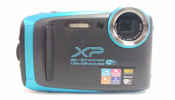 Fujifilm FinePix XP130 16.4MP Waterproof Digital Camera Blue Black