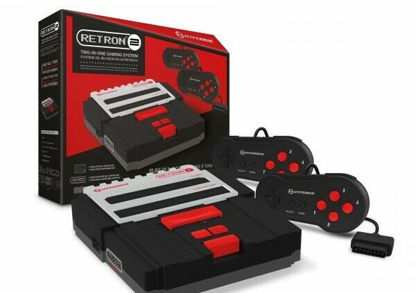 RetroN 2 2in1 Good Nintnedo SNES & NES Retro Video Game Twin Console – Shaded