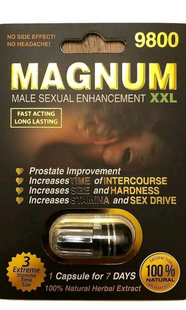 12 Pills Magnum Xxl 9800 Sexual Efficiency Enhancement Icommerce On Web 2109