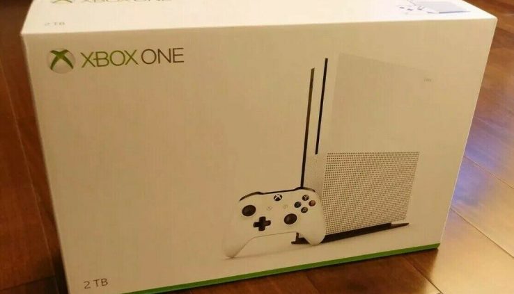 Microsoft Xbox One S – 2Tb white Slim console ( Customary field ) + Tom Clancy recreation