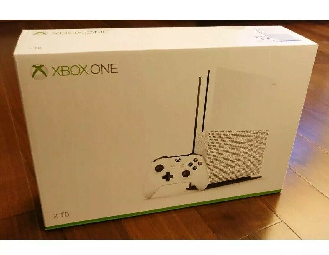 Microsoft Xbox One S 2Tb white Slim console ( Customary field ) + Tom Clancy recreation