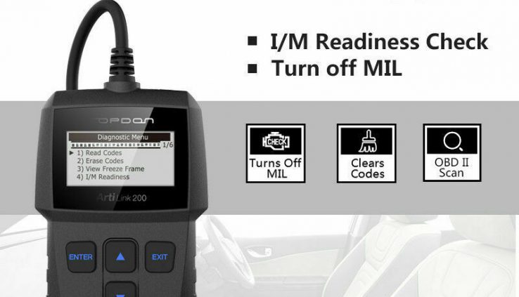 OBDII Scanner Auto Fault Code Reader Reset Car Engine Analyzer Diagnostic Instruments