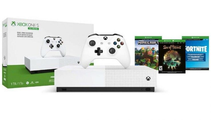 Microsoft Xbox One S 1TB Console “All Digital” Special Edition with Three Games