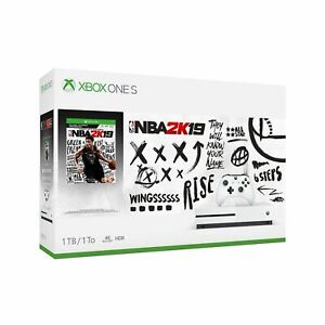 Value New Microsoft Xbox One S 1TB Video Game Console w/ NBA 2K19 Bundle