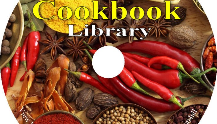 619 Vintage Books on DVD, Cookbook Library, Recipes Cook dinner Bake How to Cooking