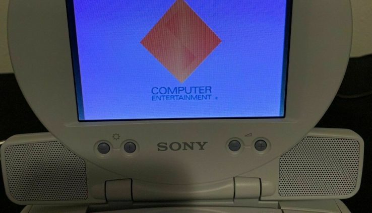 Sony Ps1 Psone Ps1 Combo! with 5 slump LCD-Show mask! SCPH-141! RARE!