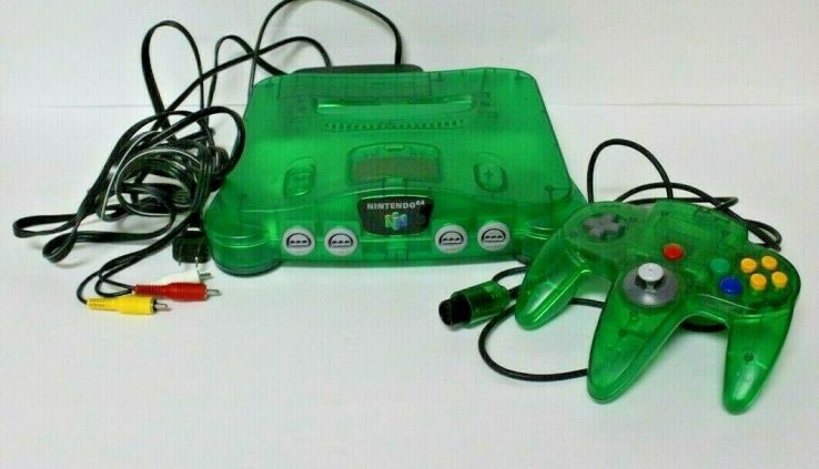 Jungle Inexperienced Nintendo 64 Console + Controller + Expansion Pak Successfully-organized Graceful Examined