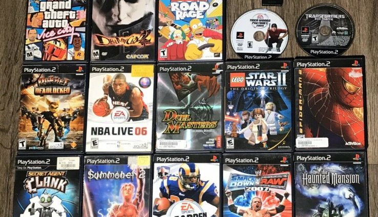 Ps2 With 20 Games And a pair of Controllers