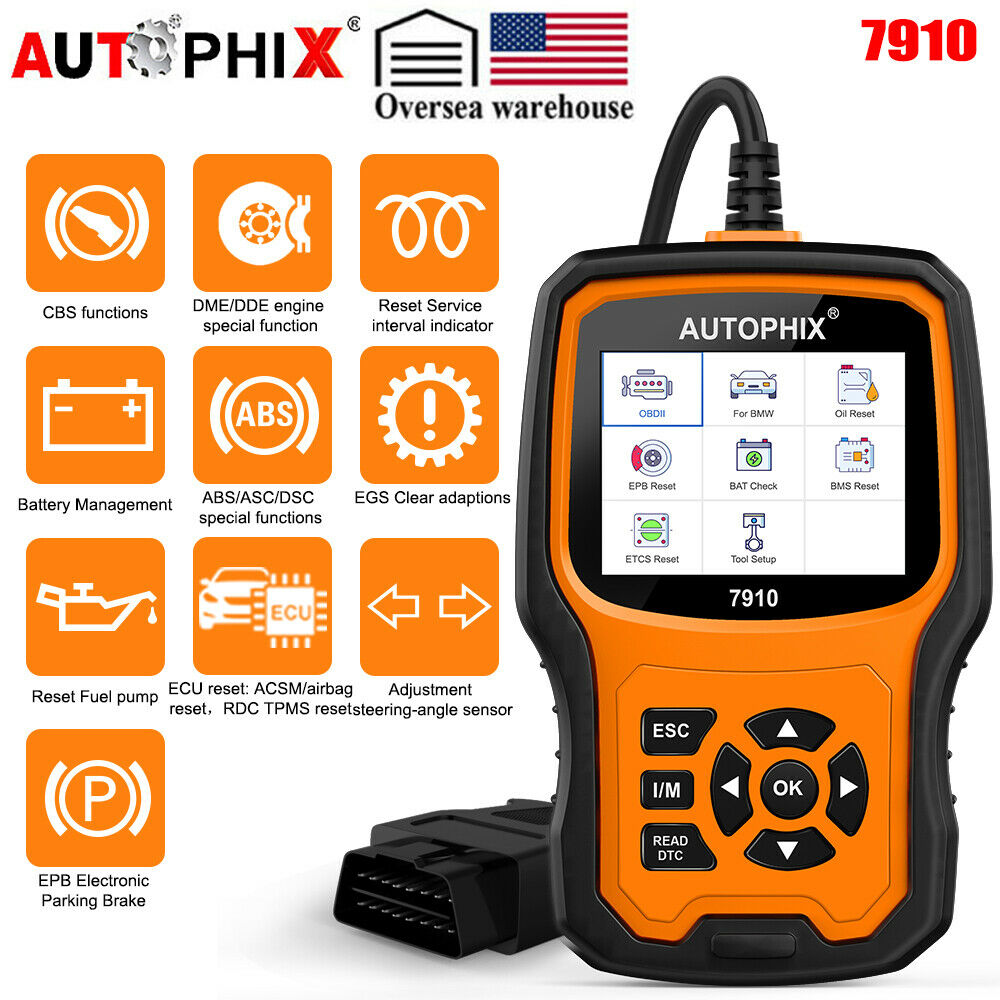 Autophix 7910 For BMW OBD2 Diagnostic Scanner Oil EPB SAS Airbag TPMS