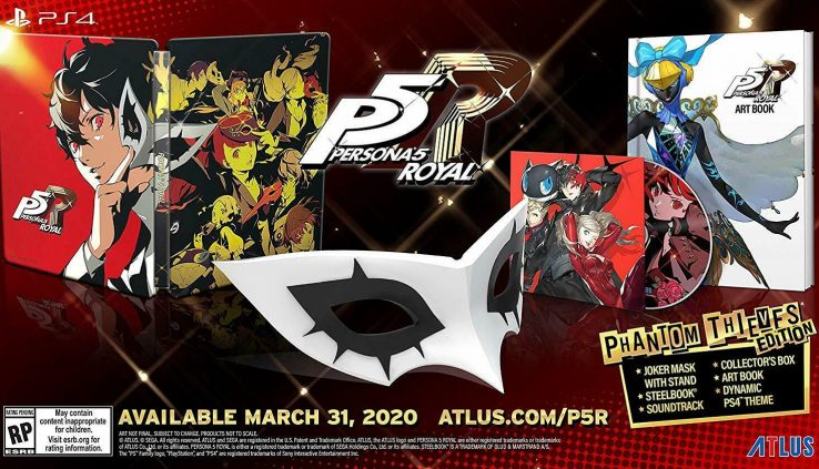 Persona 5 Royal Phantom Thieves Edition PlayStation 4 PS4 PREORDER AMAZON