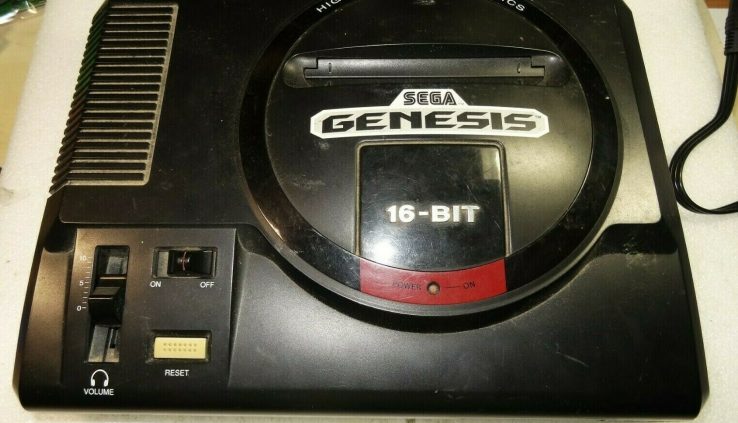 Sega Genesis “Excessive Definition” 1601 Model Only-Working Merely OK as Pictured-READ