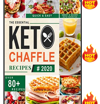 Keto Chaffle Recipes #2020 By Krista Riley (2020, Digital)