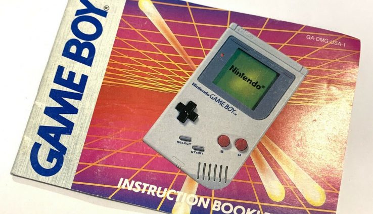 Nintendo Gameboy Unique Console DMG-01 Instruction Booklet ONLY 1989