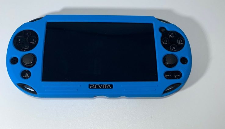 Pre-owned Mannequin PCH-2001 Kids PS VITA Blue w/case & Two Games