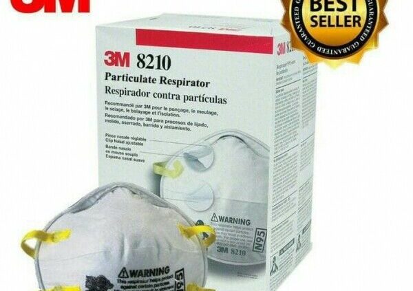 3M 8210 N95  VIRUS HEALTH CARE PARTICULATE RESPIRATOR MASK   1 MASK ONLY