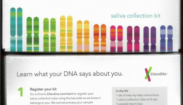 23andMe ANCESTRY + HEALTH DNA SALIVA TEST KIT 100% PREPAID LAB FEES FAMILY TREE